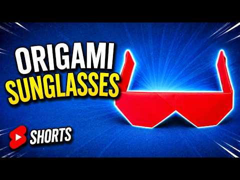 DIY Origami Sunglasses You Can Actually Wear