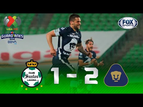 Santos Laguna - Pumas [1-2] | GOLES | Jornada 9 | Liga MX Guard1anes 2020