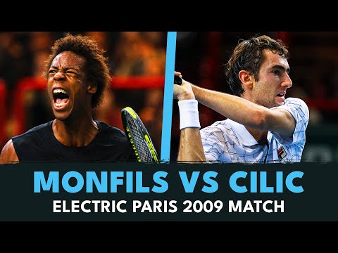 ELECTRIC Gael Monfils vs Marin Cilic Match 🥵 | Paris 2009 Extended Highlights