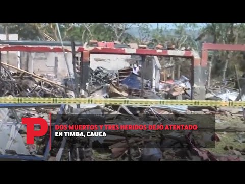 Dos muertos y tres heridos dejó atentado en Timba, Cauca | 21.09.2023 | Telepacífico Noticias