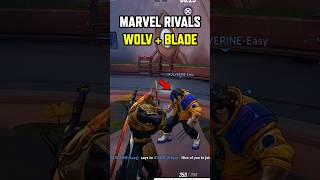 WOLVERINE BULLYING BLADE IN MARVEL RIVALS 💀