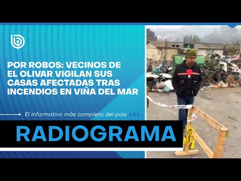 Por robos: vecinos de El Olivar vigilan sus casas afectadas tras incendios en Viña del Mar