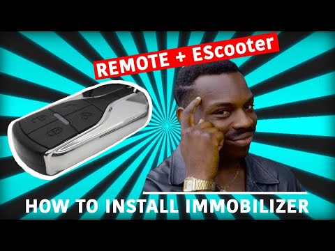 Immobilizer for E Scooter | How to install tutorial