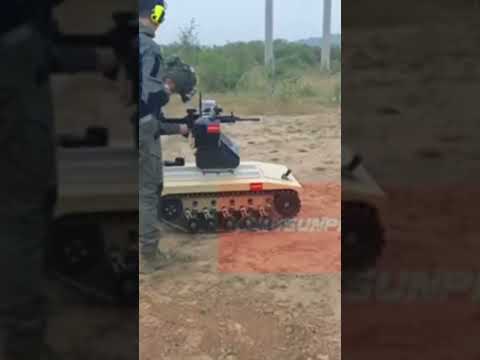 KSP armed robot ugv shooting#armed robot#ugv#weapon station