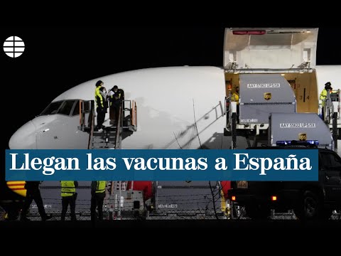 Llegan las vacunas de Pfizer a España y comenzará hoy la vacunación masiva