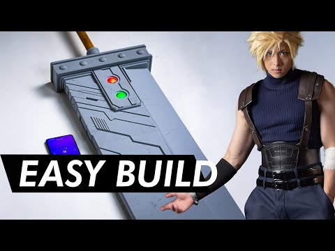 Putting together a 3D Printed Buster Sword | Less than 6lbs