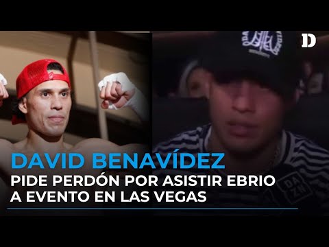 David Benavídez se disculpa por asistir ebrio a evento I El Diario