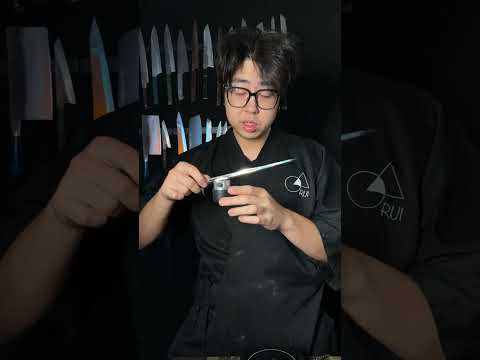 Lord of the ring sword vs orange cube  #fyp #knife #satisfying #knifesharpening #kitchenhacks