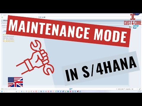 Setting up S/4HANA maintenance mode: SECPOL & SMAINTENANCE tutorial for administrators [english]