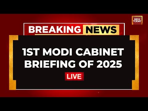 LIVE: Centre's Big New Year Gift For Farmers | 1st Modi Cabinet Briefing Of 2025 | India Today New