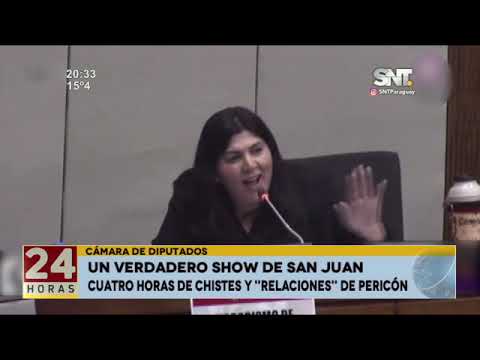 Cámara de Diputados: Un verdadero show de San Juan