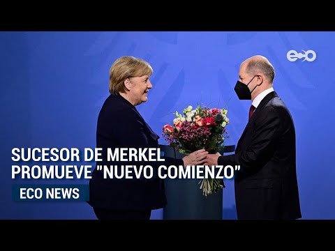 Olaf Scholz le rindió homenaje a Angela Merkel | #EcoNews