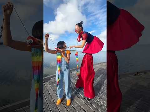 Christina y su amiga descubren su talento especial ✨🎶#123andres #cancionesinfantiles