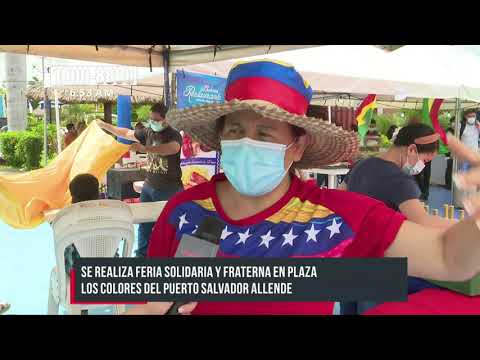 En la Plaza de Colores del Puerto Salvador Allende se realizó una Feria Fraternal - Nicaragua