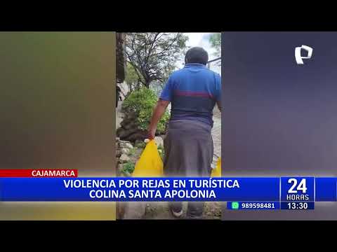 Cajamarca: Vecinos se enfrentan a personal del Municipio por rejas en colina Santa Apolonia