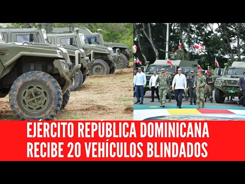 Ejército RD recibe 20 vehículos blindados URO VAMTAC ST5