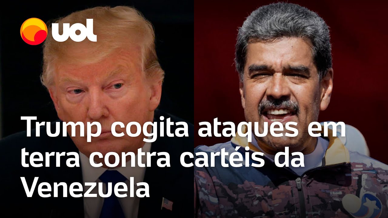 Trump diz ter autorizado ações da CIA na Venezuela e fala em ação terrestre; confira