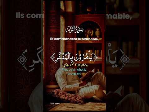 Sourate 9, verset 67 At-Tawbah   Les hypocrites.  #khizavideo #coran #islam #muslim