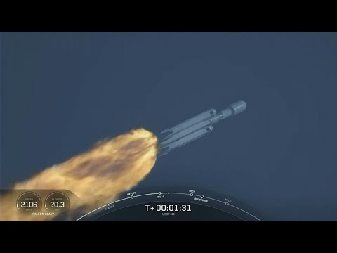 La fusée Falcon Heavy de SpaceX décolle pour la première fois en trois ans | AFP Images