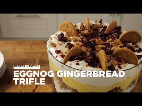 Holiday Dessert Recipes - How to Make Eggnog Gingerbread Trifle
