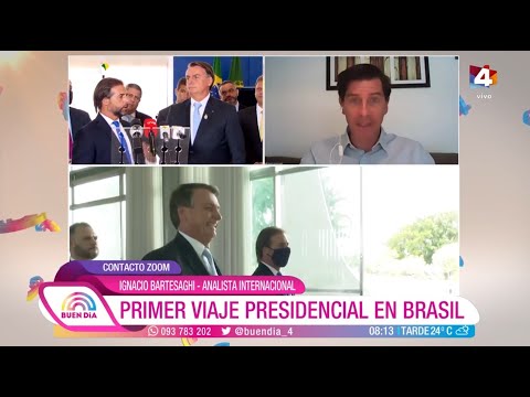 Buen Día - La visita del presidente Lacalle Pou a Bolsonaro
