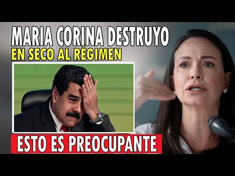 María Corina ACABA de dar tremendo ANUNCIO el DICTADOR Nicolas Maduro está ACABADA