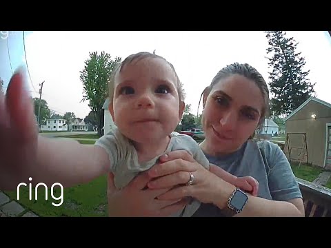 Mom Holds Baby up to Ring Cam to Record a Message for Dad | RingTV