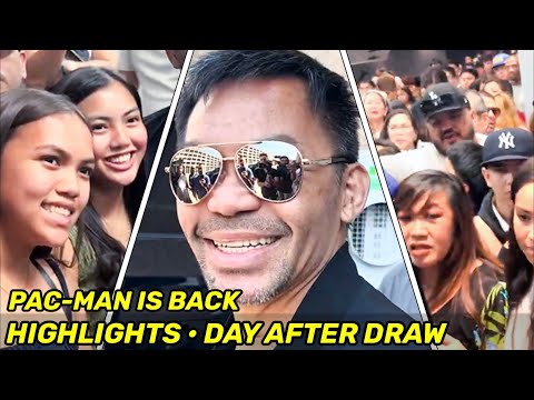 HIGHLIGHTS | PAC-MAN IS BACK DAY 1 • Manny Pacquiao NEXT FIGHT DETAILS & GENEROUS FAN APPRECIATION