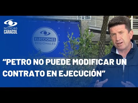 Diego Molano asegura que lo que dijo Petro del metro de Bogotá “es puro cuento chino”