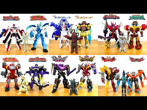スーパー戦隊の変形合体ロボットが異色コンビで戦うぞ！ゴジュウジャーやブンブンジャーのロボットがコンビを組んで怪獣と対決だ！