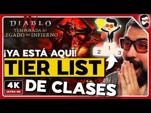 !YA ESTÁ AQUÍ¡ La TIER LIST de las Clases MÁS FUERTES para la Temporada 15 de Diablo IV