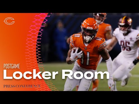 Bears postgame locker room following loss to Commanders | Chicago Bears video clip