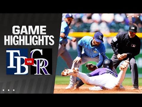 Rays vs. Rockies Game Highlights (4/7/24) | MLB Highlights