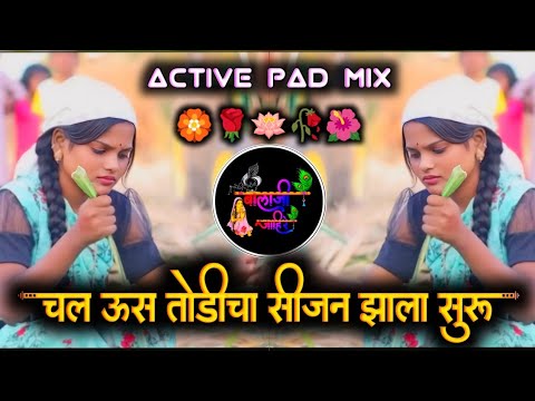 चल ऊसतोडीचा सीजन झाला सुरू | Chal Ustodicha Sijan Zala Suru | Active Pad Mix Dj Balaji Jahire
