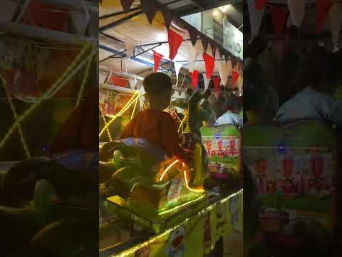 Naik odong-odong pasar malam #odongodong #pasarmalam #keretaapi