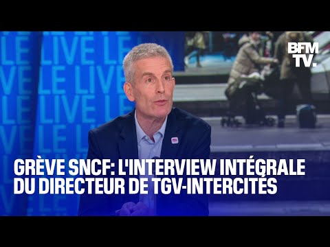 Grève SNCF: l'interview intégrale d'Alain Krakovitch, directeur de TGV-Intercités