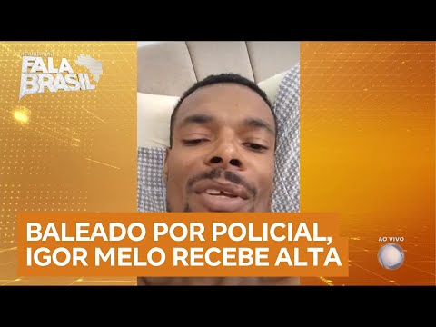 Universitário baleado por policial recebe alta no Rio de Janeiro e agradece corrente de apoio