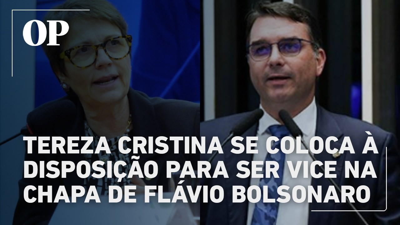 Tereza Cristina se coloca à disposição para ser vice presidente na chapa de Flávio Bolsonaro