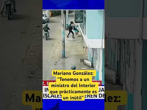 Mariano González: “Tenemos a un ministro del Interior que prácticamente es un inútil” #shorts