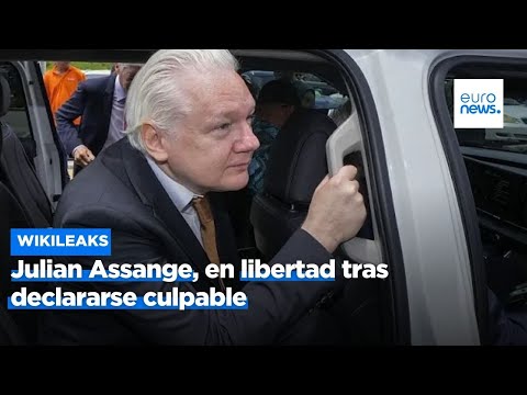 Julian Assange, en libertad tras declararse culpable de filtrar secretos militares