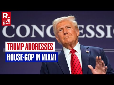 LIVE: US Prez Trumps Remarks House-GOP Retreat At Trump National Doral Golf Club In Miami, Florida