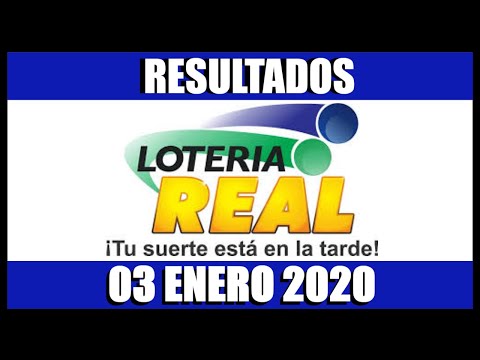 Lotería Real Resultados de hoy de 03 de Enero del 2020