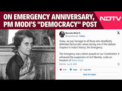 PM Modi News | On Emergency Anniversary, PM Modi's "Democracy" Post And Row Over NCERT Move