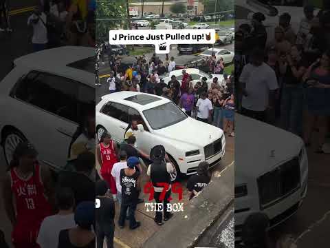 J Prince Pulled up in Style at Z-RO's MoCity Don Video Shoot.! 👀 🎬