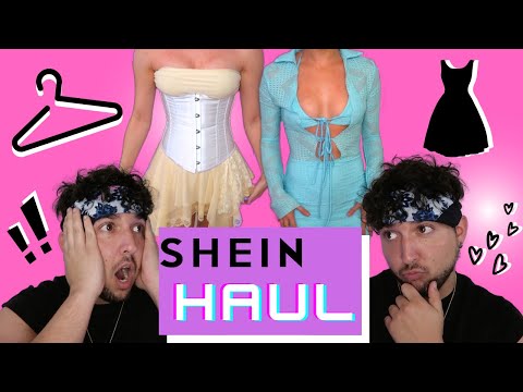MY BOYFRIEND RATES MY SHEIN DRESS HAUL