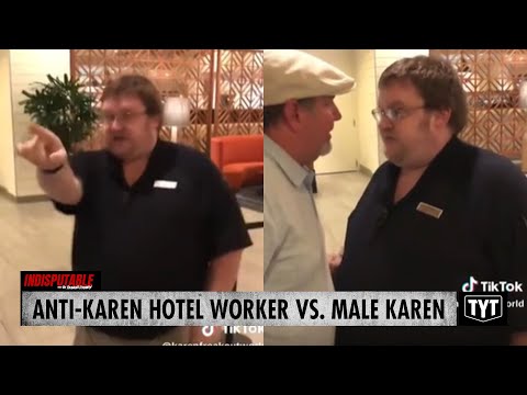 Anti-Karen Hotel Worker Steps To Male-Karen With Perfectly Executed Game Plan