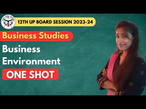 Ch-3 : BUSINESS ENVIRONMENT| ONE SHOT REVISION| Business Studies | 12th UP Board 2023-24