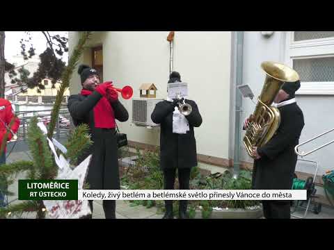 Koledy, živý betlém a betlémské světlo přinesly Vánoce do města