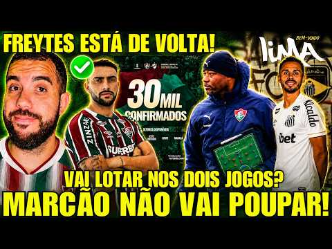 Fluminense deve escalar força máxima no clássico contra o Vasco; Freitas volta e Lima é emprestado ao Santos.