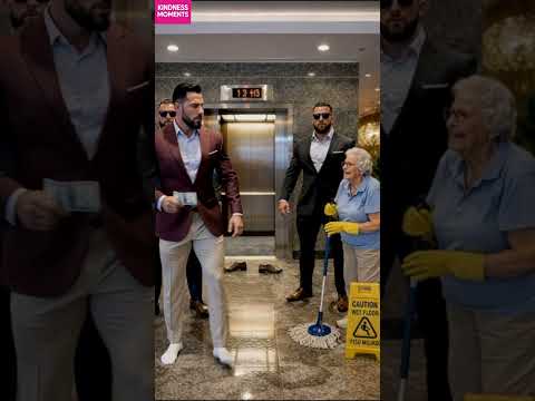 Kindness in the Elevator 🌟 A Heartfelt Gesture #kindness #elevator #shorts